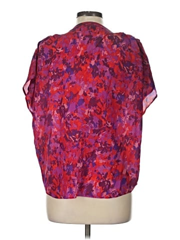 Joie Short Sleeve Silk Top (view 2)