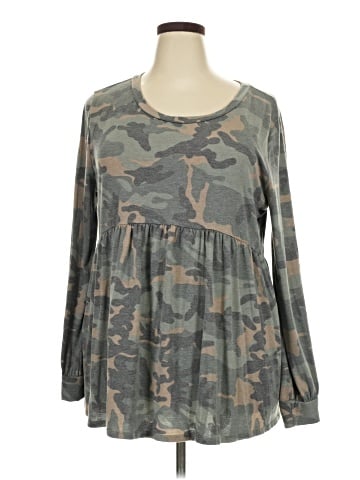Haptics Long Sleeve Blouse (view 1)