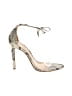 Schutz 100% Leather Animal Print Ivory Sandals Size 9 1/2 - photo 1