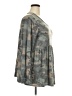 Haptics Camo Gray Long Sleeve Blouse Size 2X - photo 4