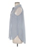 H&M Blue Sleeveless Button-Down Shirt Size 6 - photo 5
