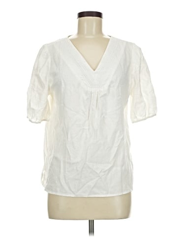 Christopher & Banks Short Sleeve Blouse (view 1)