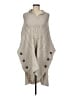 BCBGMAXAZRIA Gray Poncho One size - photo 1