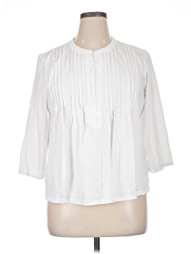 Lands' End 3/4 Sleeve Blouse (view 1)