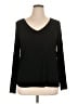 Torrid Black 3/4 Sleeve T-Shirt Size 1X Plus (1) - photo 1
