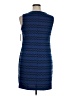 AGB Chevron-herringbone Blue Casual Dress Size 14 - photo 2