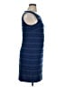 AGB Chevron-herringbone Blue Casual Dress Size 14 - photo 4