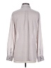 Banana Republic Polka Dots Silver Long Sleeve Blouse Size S - photo 2