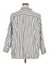 Foxcroft Stripes Ivory 3/4 Sleeve Button-Down Shirt Size 20 - photo 2