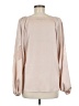 Love Stitch 100% Polyester Tan Long Sleeve Blouse Size M - photo 2