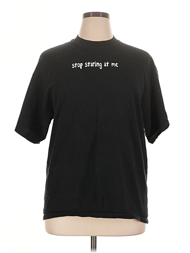 Pre-owned Assorted Brands Short Sleeve T-shirt In Black
