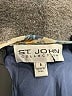 St. John Collection 100% Silk Print Blue Silk Skirt Size 8 - photo 4