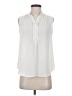 Ann Taylor 100% Polyester Ivory Sleeveless Blouse Size S (petite) - photo 1
