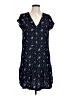 Gap 100% Polyester Stars Blue Casual Dress Size L - photo 1