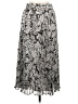 Unbranded 100% Polyester Print Silver Casual Skirt Size M (estimated) - photo 1