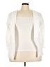 Unbranded 100% Polyester White Cardigan Size 2X - photo 1
