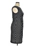 Connected Apparel Houndstooth Black Cocktail Dress Size 14 (petite) - photo 4
