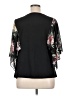 Shein Curve Black 3/4 Sleeve Blouse Size 16 Plus (2) - photo 2