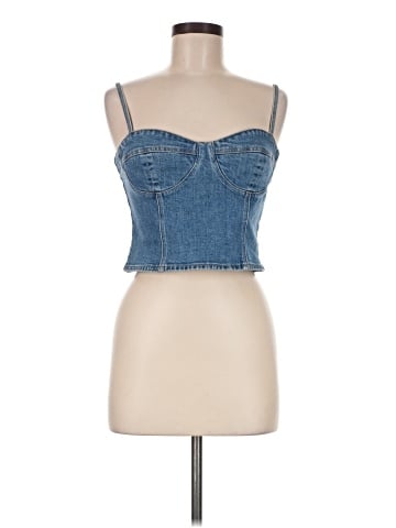 Denim Forum Sleeveless Top (view 1)