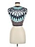 BCBGMAXAZRIA Teal Sleeveless Blouse Size M - photo 2