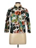 Zara Basic Floral Green 3/4 Sleeve Blouse Size L (estimated) - photo 1