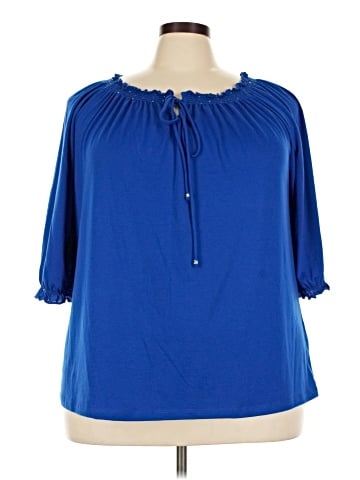 Beverly Drive 3/4 Sleeve Blouse (view 1)