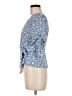 Assorted Brands 100% Polyester Blue 3/4 Sleeve Blouse Size M - photo 5