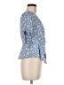 Assorted Brands 100% Polyester Blue 3/4 Sleeve Blouse Size M - photo 4