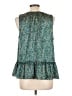 Joie 100% Polyester Teal Sleeveless Blouse Size L - photo 2
