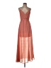 Bebe 100% Polyester Orange Cocktail Dress Size S - photo 1