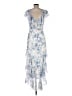 WAYF 100% Polyester Blue Cocktail Dress Size M - photo 2