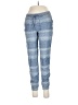 Level 99 Chevron-herringbone Blue Casual Pants Size L - photo 1