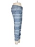 Level 99 Chevron-herringbone Blue Casual Pants Size L - photo 4