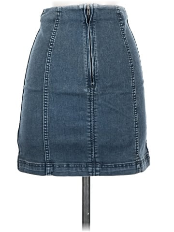 Free People Denim Skirt (view 2)
