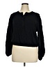 Worthington Black Long Sleeve Blouse Size XL - photo 1