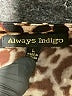 Always Indigo Animal Print Brown Short Sleeve Blouse Size L - photo 7