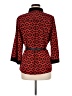 Ninety Red Long Sleeve Blouse Size M - photo 2