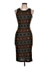 Cherish Argyle Brown Cocktail Dress Size L - photo 1