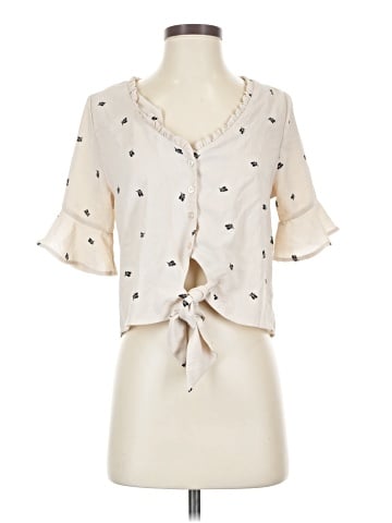 E&M Collection 3/4 Sleeve Blouse (view 1)