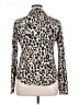 Isabella Rodriguez Animal Print Ivory Long Sleeve Blouse Size XL - photo 2