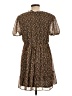 Primark 100% Polyester Paisley Brown Casual Dress Size 10 - photo 2