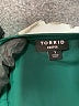 Torrid 100% Polyester Teal 3/4 Sleeve Blouse Size 1X Plus (1) - photo 7
