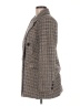 7 For All Mankind Houndstooth Plaid Chevron-herringbone Brown Coat Size M - photo 5