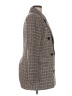7 For All Mankind Houndstooth Plaid Chevron-herringbone Brown Coat Size M - photo 4