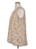 J.Jill Animal Print Tan Sleeveless Blouse Size XL - photo 5