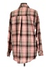 Unbranded 100% Polyester Plaid Pink Long Sleeve Blouse Size L - photo 2