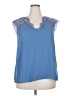 Torrid 100% Polyester Blue Sleeveless Blouse Size 2X Plus (2) - photo 1
