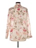 J.Jill Floral Multi Color Ivory Long Sleeve Blouse Size M - photo 2
