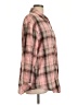 Unbranded 100% Polyester Plaid Pink Long Sleeve Blouse Size L - photo 4