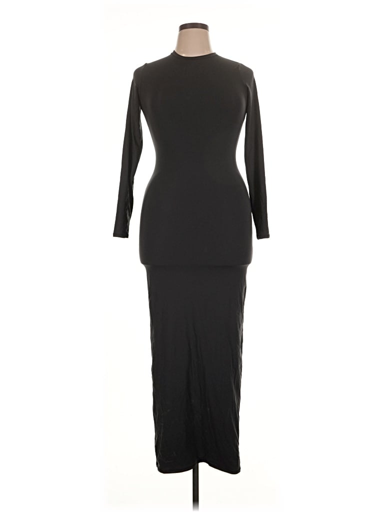 Pre-owned Skims Casual Dress In Black